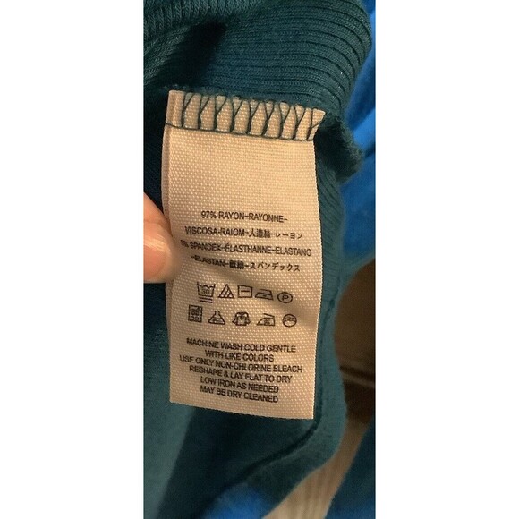 We The Free Women’s Love Valley Tunic Top Aquatic Blue Size Medium - Picture 3 of 4